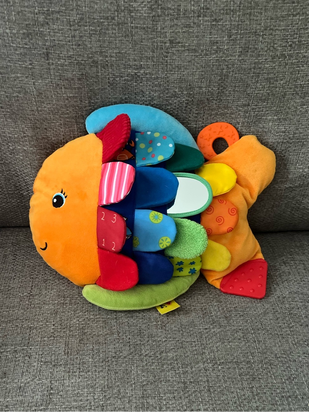 Melissa & Doug Bright Multicolor Plush Fish Toy